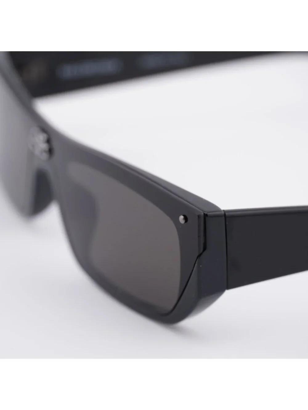 Balenciaga BB0080S 001 Unisex Sunglasses Black Rectangle Frame, Grey Lenses